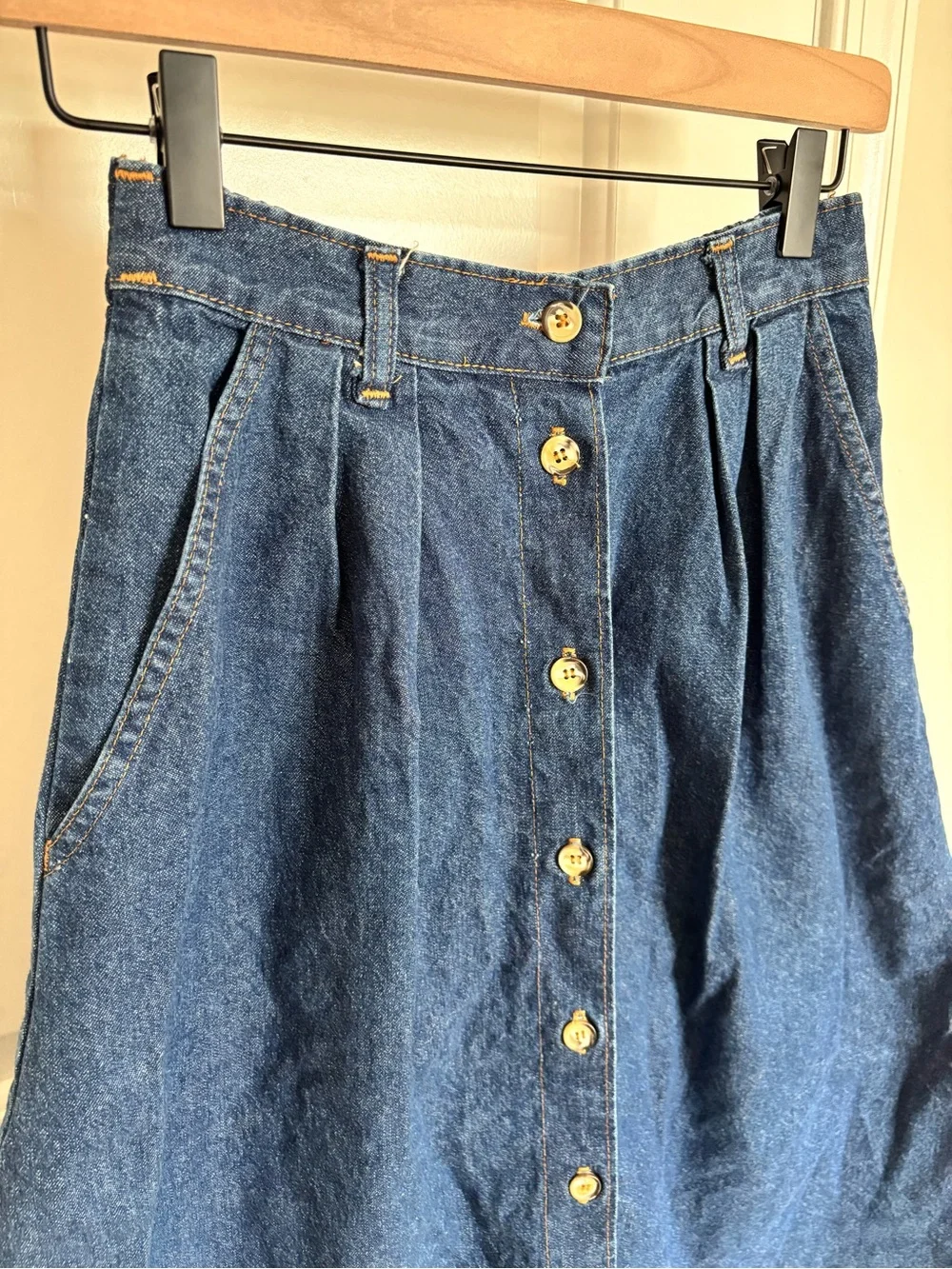 Vintage American Profile Jean Skirt